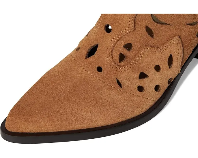 Dolce Vita Ковбойские сапоги Zenobi из замши на деревянной подошве