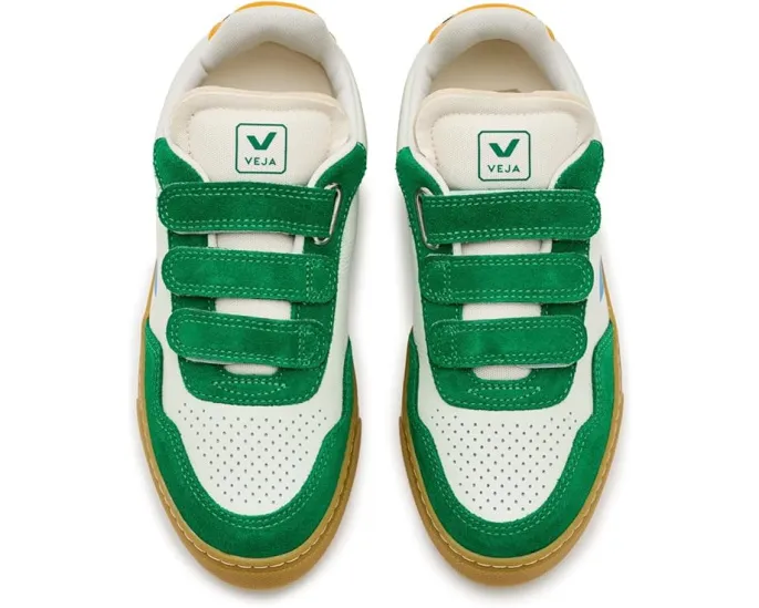Кроссовки VEJA Kids Small V-90 на липучке с кожаным верхом