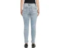 Джинсы Silver Jeans Co. Boyfriend Mid Rise Slim Leg с эффектом индиго