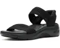 Сандалии SKECHERS Hands Free Slip-ins GO Walk Arch Fit 2.0 Shiny Knit с клиньем