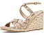 Сандалии Stuart Weitzman Alyssa на танкетке из замши и кожи