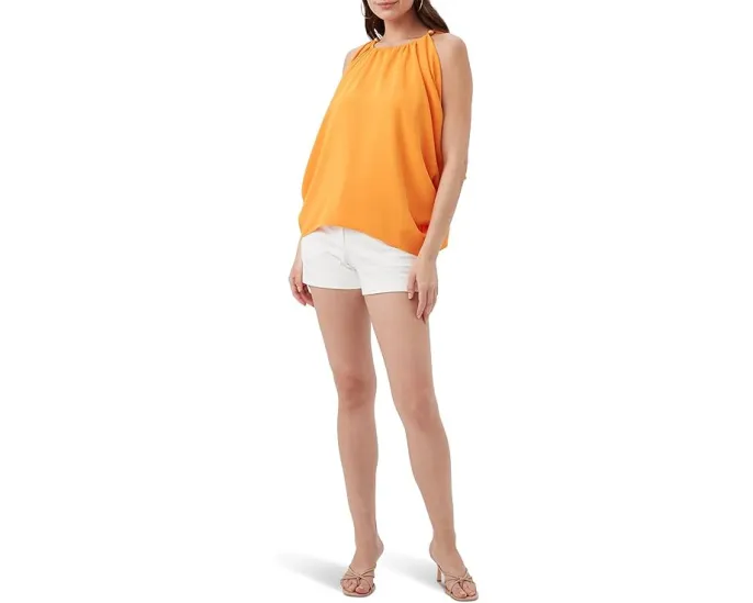 Топ Amos с круглым вырезом и бусинами от Trina Turk