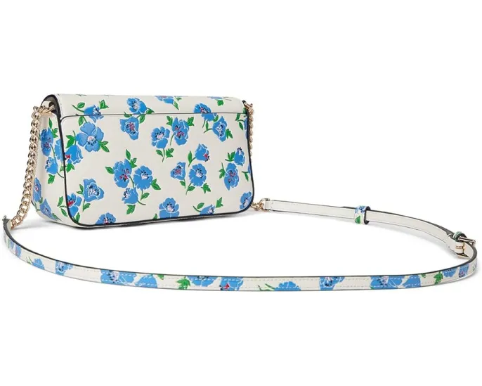 Кошелек Kate Spade New York Devin Springtime Blooms Flap Chain с цепочкой
