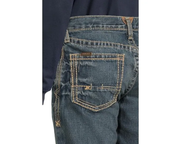 Джинсы Ariat M4 Low Rise Boot Cut в цвете Gulch с клешом