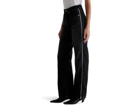 Джинсы Kora High-Rise Wide Leg от AG Jeans в цвете Demure из переработанного хлопка
