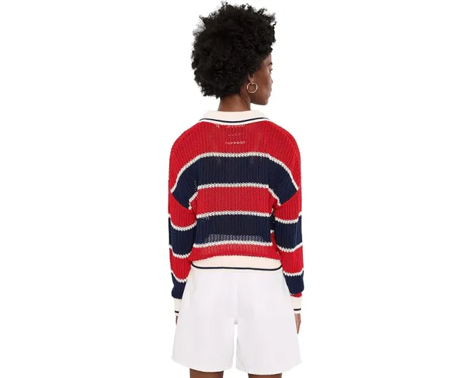 Пуловер Alexa Rugby Stripe Polo Pullover от 525 america