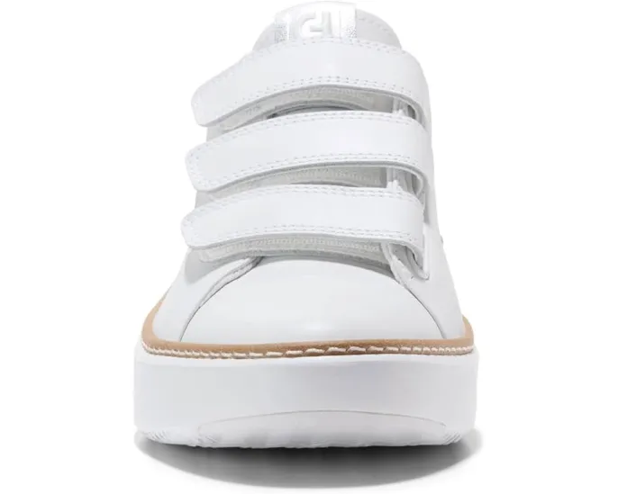 Кроссовки Cole Haan Grandpro Topspin Triple Strap с тремя застежками-липучками и кожаным верхом