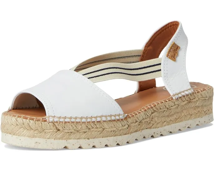 Toni Pons Сандалии Estel-Sw на платформе из джута с открытым мысом