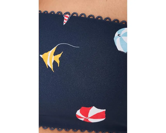 Топ-бандо BeachClub от Seafolly со съемной бретелью и чашками