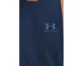 Under Armour майка без рукавов Logo Cutoff с круглым вырезом и длинным подолом