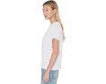 Футболка Elliott Lauren Upper Deck с асимметричными боковыми пуговицами