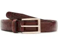 Ремень Brooks Brothers с тиснением под крокодила