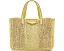 Мини сумка тоут Rebecca Minkoff Mini Tote из соломки с полосатым узором