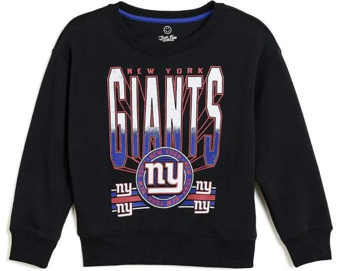 NFL New York Giants детский флисовый свитшот с опущенным плечом Junk Food Clothing Kids