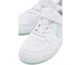 Кроссовки Nike Court Borough Low Fade для малышей White и Arctic Green