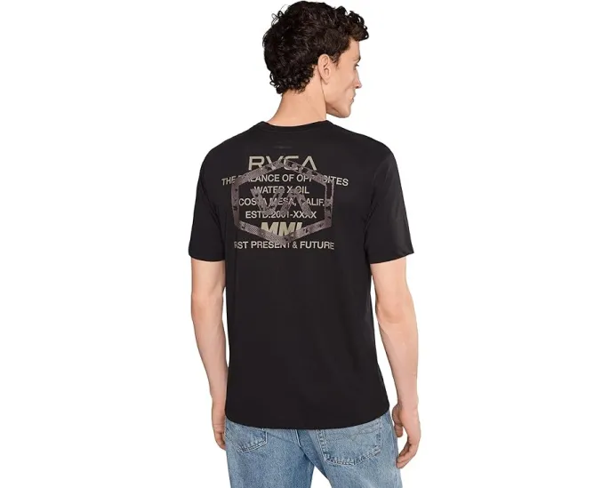 Футболка RVCA Hex Over Short Sleeve с технологией отвода влаги