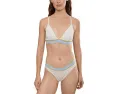 Бюстгальтер Calvin Klein Icon Cotton Modal Stripe Triangle с хлопковым модалом