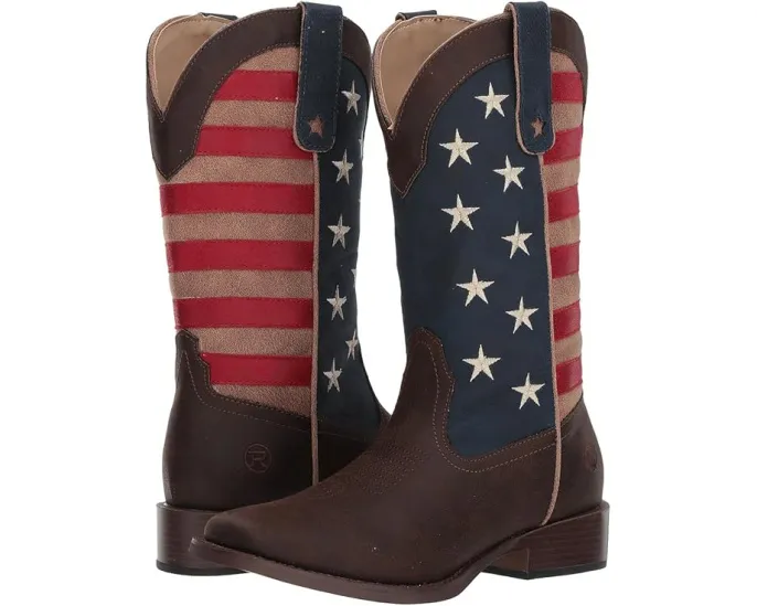 Ковбойские сапоги Roper American Patriot с дизайном флага США