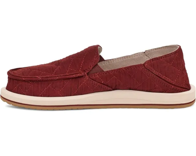 Sanuk Donna Quilted с стеганым верхом и стелькой Soft Top