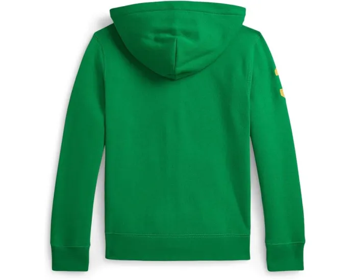 Толстовка Polo Ralph Lauren Kids с молнией спереди из флиса с логотипом Big Pony