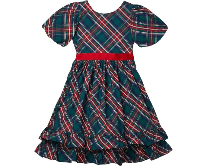 Платье Janie and Jack Family Plaid в клетку с плиссированной юбкой