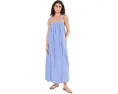 Платье макси Faherty Coastal Poplin Emmy в полоску из органического хлопка