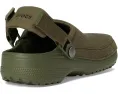 Кроксы Crocs Classic Crafted Vegan Suede Clogs с ремешком и стелькой Croslite