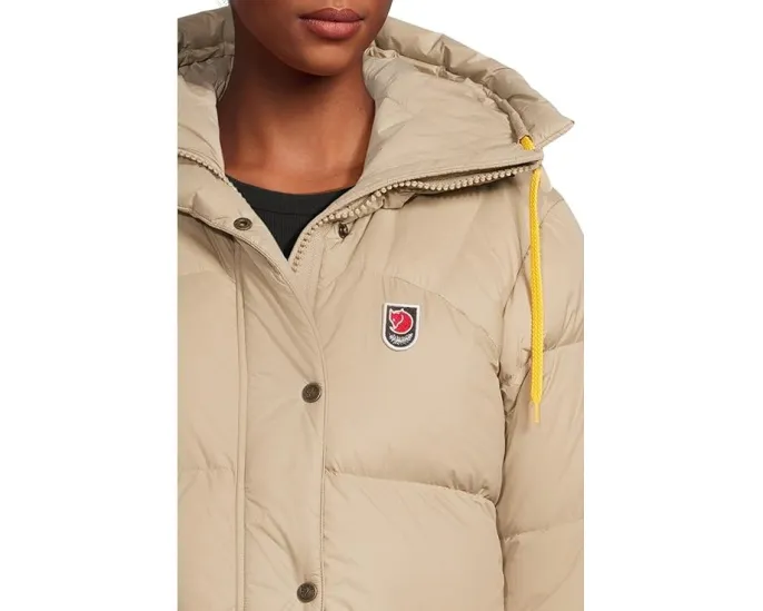 Длинная пуховая парка Fjällräven Expedition с капюшоном