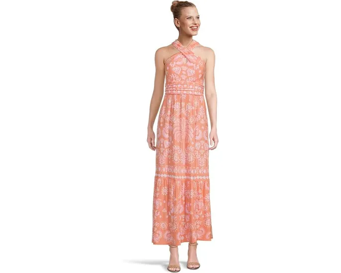 Макси платье Lilly Pulitzer Montecito на бретелях