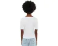 Футболка NIC+ZOE Nzt Elbow Sleeve Notch Tee с рукавом до локтя