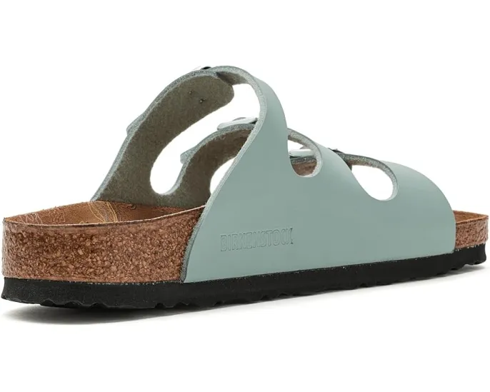 Сандалии Birkenstock Florida с цветочным принтом на стельке