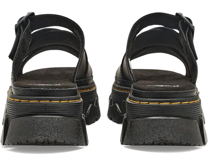 Сланцы Dr. Martens Mattison с круглым носком и пряжкой на платформе