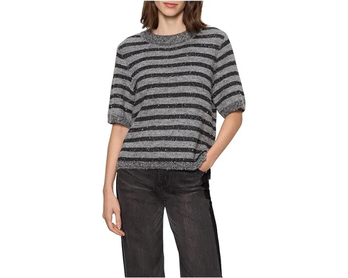 Свитер-футболка Sanctuary с коротким рукавом и пайетками