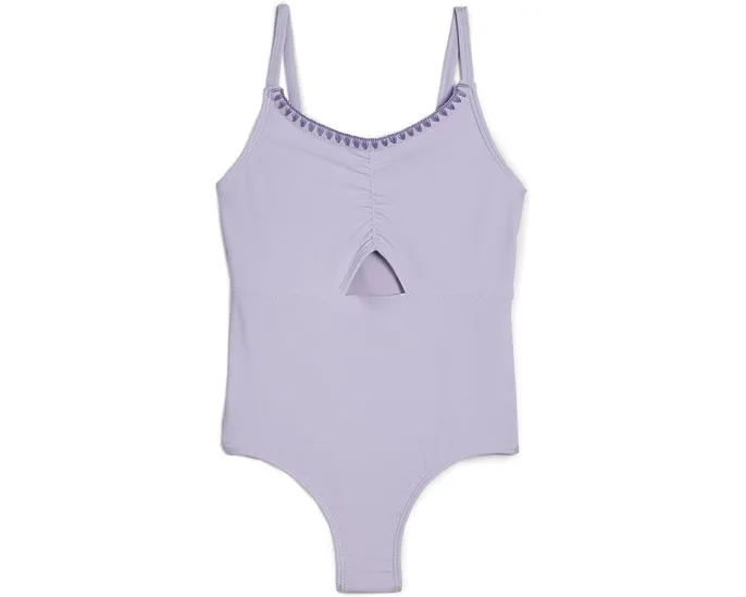 Цельный купальник с драпировкой и вырезом для детей от abercrombie kids