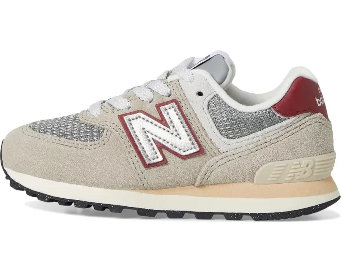 Детские кроссовки New Balance 574 с верхом из замши и сетки