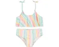 Детский купальник Hurley Kids Flounce Bikini с воланами и защитой UPF 50+