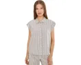 Рубашка Petite Lurex Linen Resort от NIC+ZOE с блестящими нитями