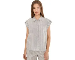 Рубашка Petite Lurex Linen Resort от NIC+ZOE с блестящими нитями