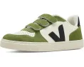 Детские кроссовки VEJA Small V-10 из экологичной кожи с застежками на липучках