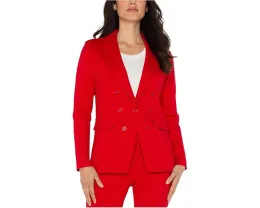 Блейзер Liverpool Los Angeles Super Stretch Ponte с двойной застежкой