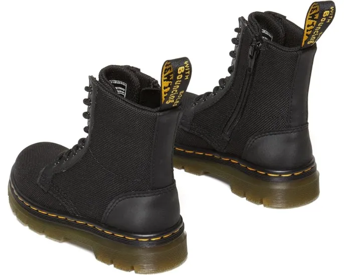 Детские ботинки Dr. Martens Combs из кожи и синтетики на шнуровке