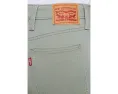 Джинсы Levi's 726 Patch Pocket с расклешенным кроем и накладными карманами