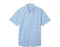Рубашка Vineyard Vines Kids Printed Short Sleeve с коротким рукавом и принтом