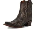 Ботинки Corral Boots L5917 с боковой молнией и вышивкой черно-коричневого цвета