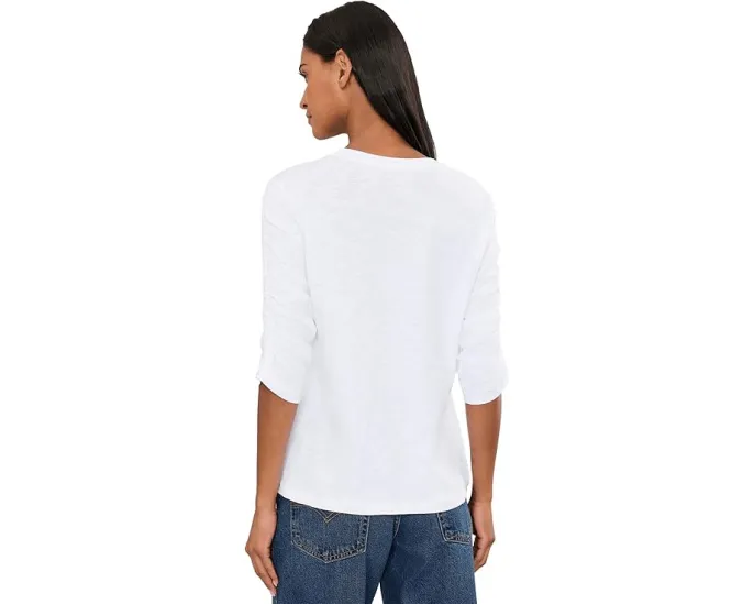 Футболка Garment Dye Tees с горловиной и рукавами с защипами Elliott Lauren