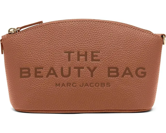 Косметичка Marc Jacobs The Leather Beauty Bag из кожи на молнии