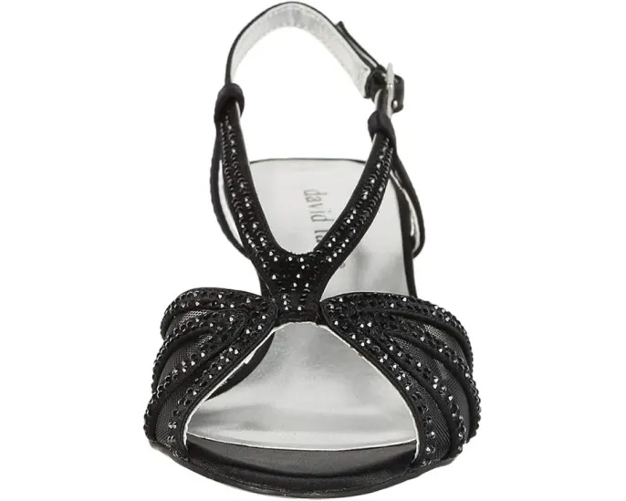 Босоножки Refined с ремешком на щиколотке и стразами David Tate