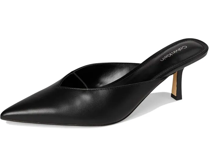 Туфли-лодочки Camilly от Calvin Klein с острым носком и каблуком kitten heel