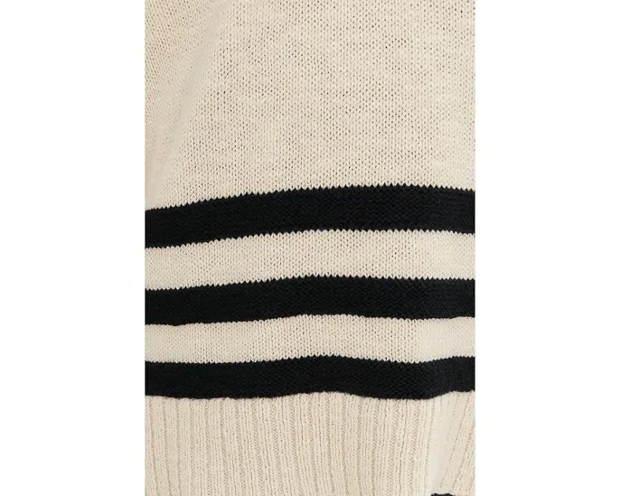 Классический вязаный свитер Sanctuary с V-образным вырезом из хлопка