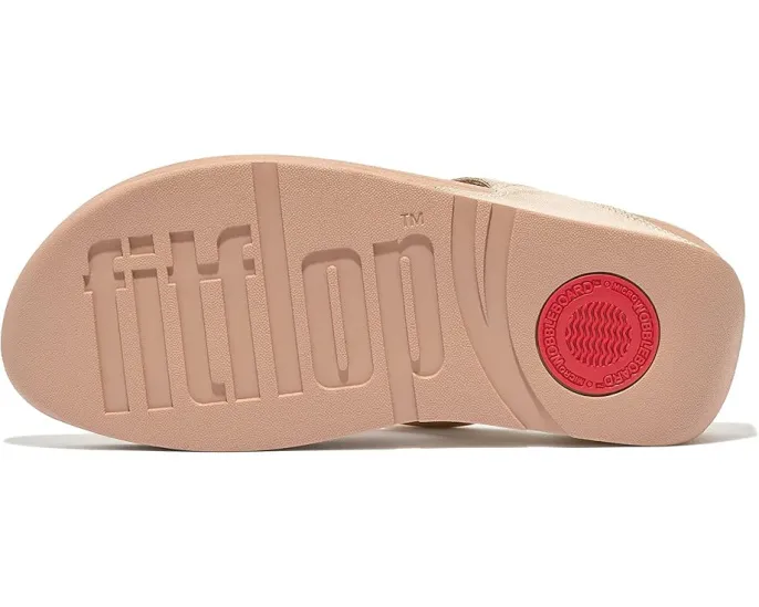 Сандалии FitFlop Lulu Leather Toe Post с анатомической стелькой Microwobbleboard